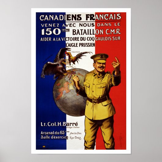 Canadees Francais Poster (Voorkant)