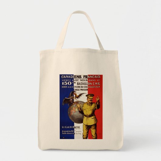 Canadees Francais Tote Bag (Voorkant)
