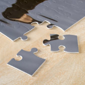 Canadees gans zwemmen op het meer legpuzzel (Zijkant)