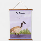 Canadees ganzenhout bedekt wandtapijt hangend wandkleed (Voorkant)