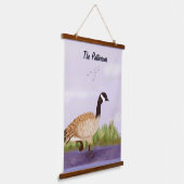 Canadees ganzenhout bedekt wandtapijt hangend wandkleed (Gebogen)