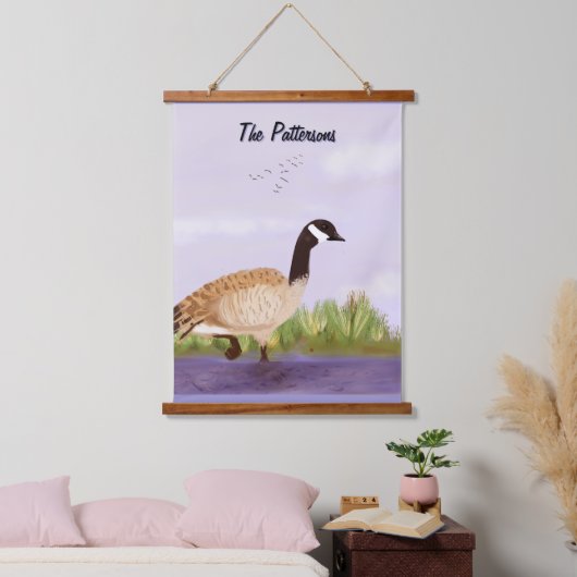 Canadees ganzenhout bedekt wandtapijt hangend wandkleed (Slaapkamer)