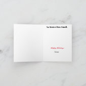 Canadees gebondente politie en Gnome kerstKaart Kaart (Binnen)