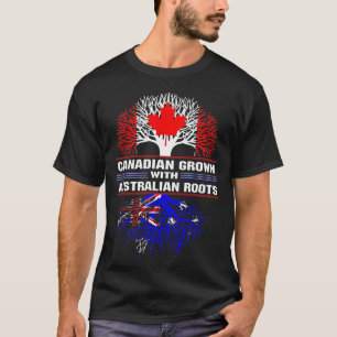 Canadees gegroeid met Australische wortels T-shirt