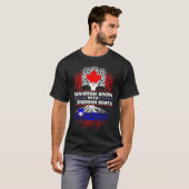 Canadees gegroeid met Sloveense wortels T-shirt (Voorkant volledig)