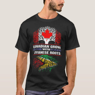 Canadees gekweekt met Guyanese wortels T-shirt
