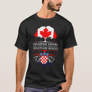 Canadees gekweekt met Kroatische    wortelsKroatië T-shirt