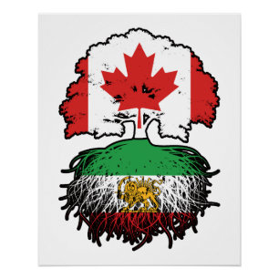 Canadees Gekweekte Iraanse Wortels Leeuw en Zon Perfect Poster