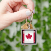 Canadees gepolijst sleutelhanger (Hand)