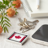 Canadees gepolijst sleutelhanger (Zijkant)
