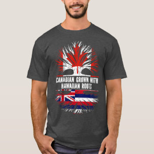Canadees geteeld met Hawaiian Roots Canada Vlag T-shirt