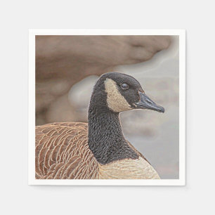 Canadees Goose Portrait Servetten