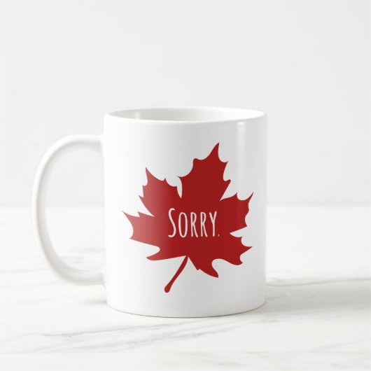 Canadees grappig koffiemok (Links)