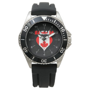 Canadees hart horloge