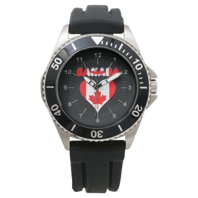 Canadees hart horloge (Voorkant)