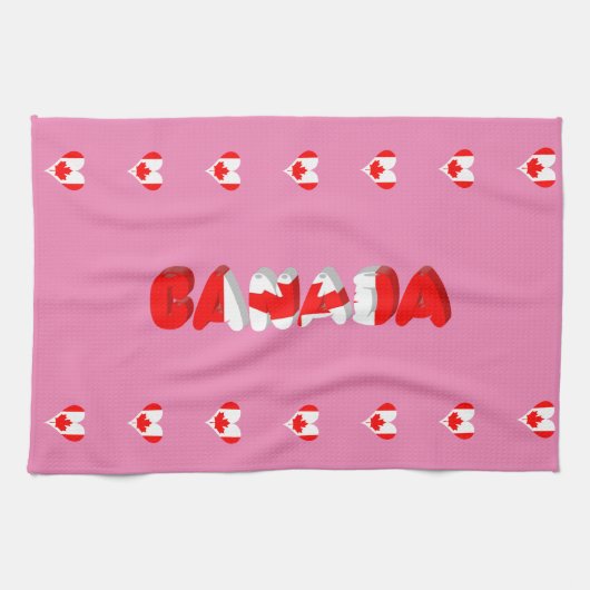 Canadees hart theedoek (Horizontaal)