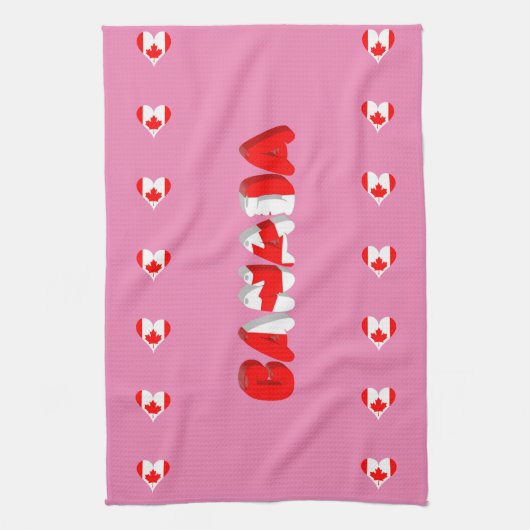 Canadees hart theedoek (Verticaal)