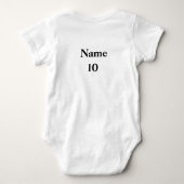 Canadees Hockey Player Baby Shirt (Achterkant)