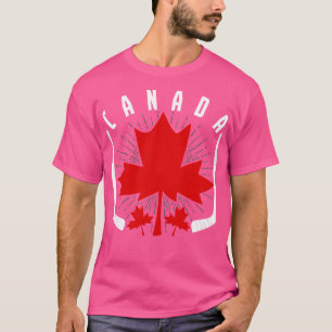 Canadees ijshockey esdoorn blad Canada T-shirt