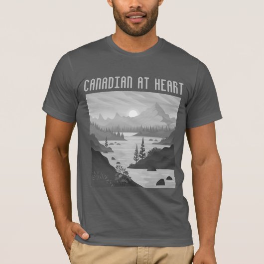 CANADEES IN HET HART. ONS NOORDEN IS STERK EN VRIJ T-SHIRT (Voorkant)