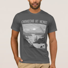 CANADEES IN HET HART. ONS NOORDEN IS STERK EN VRIJ T-SHIRT