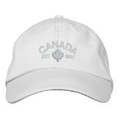 Canadees Jubileum Embroidery Canada Geborduurde Pet (Voorkant)