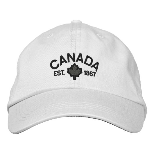 Canadees Jubileum Embroidery Canada Geborduurde Pet (Voorkant)