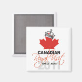 Canadees koninklijk bezoek - William & Kate bruilo Magneet (Voorkant / Achterkant)