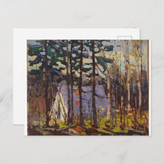 Canadees landschap-artistieke kamp door Tom Thomso Briefkaart (Voorkant / Achterkant)