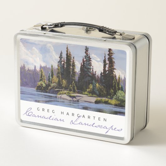 Canadees landschap: Boven Nistowiak Lunch Box (Achterkant)