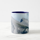 Canadees landschap Cups Banff Rocky Mountains Tweekleurige Koffiemok (Center)