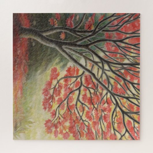 Canadees landschap — Puzzles — Autumn Maple Legpuzzel (Horizontaal)