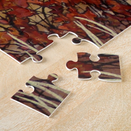 Canadees landschap — Puzzles — Moose Legpuzzel (Zijkant)