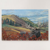 Canadees landschap — Puzzles — Moose Legpuzzel (Horizontaal)