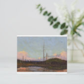  Canadees landschap Tom Thomson Art Evening Briefkaart (Staand voorkant)