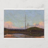 Canadees landschap Tom Thomson Art Evening Briefkaart (Voorkant)