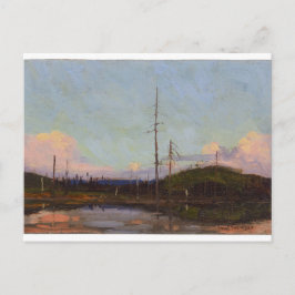 Canadees landschap Tom Thomson Art Evening Briefkaart
