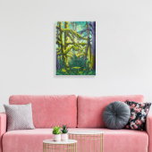 Canadees landschapsschilderij Print W. Coast Fores (Insitu (Woonkamer))