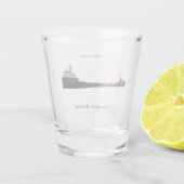 Canadees leader-schotglas shot glas (Achterkant)