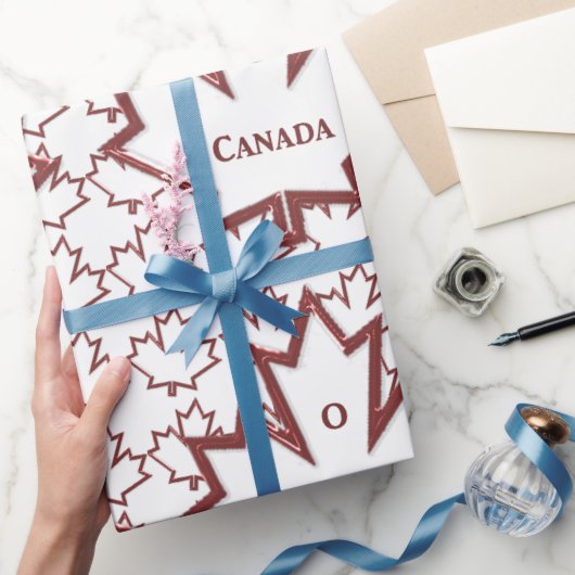 Canadees leder-overlooppapier cadeaupapier (Geschenken)