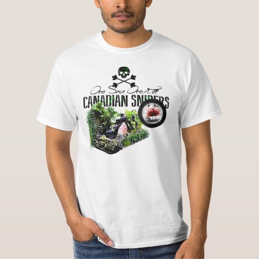 Canadees legerniper - één doodslag. t-shirt (Voorkant)
