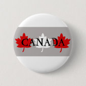 Canadees maapelblad ronde button 5,7 cm (Voorkant)