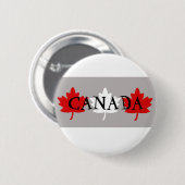 Canadees maapelblad ronde button 5,7 cm (Voorkant /achterkant)