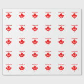Canadees? Maple Leaf Cadeaupapier (Vlak)