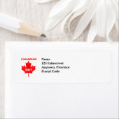 Canadees? Maple Leaf Etiket (Insitu)