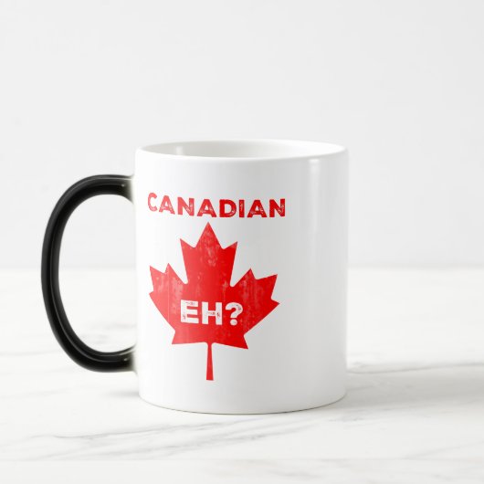 Canadees? Maple Leaf Magische Mok (Links)