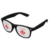 Canadees? Maple Leaf Retro Zonnebril (Gekanteld)
