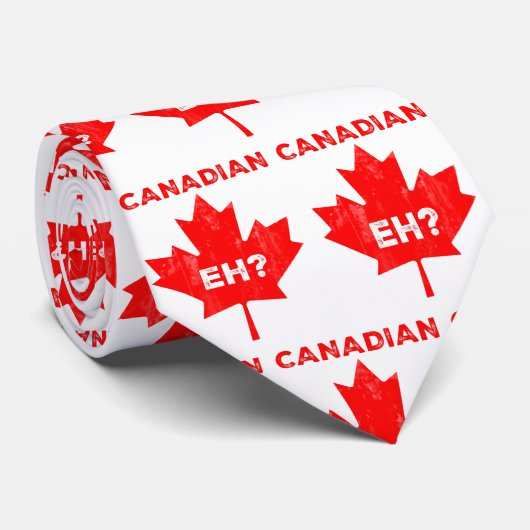 Canadees? Maple Leaf Stropdas (Opgerold)