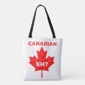Canadees? Maple Leaf Tote Bag (Achterkant)