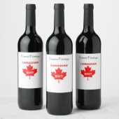 Canadees? Maple Leaf Wijn Etiket (Flessen)